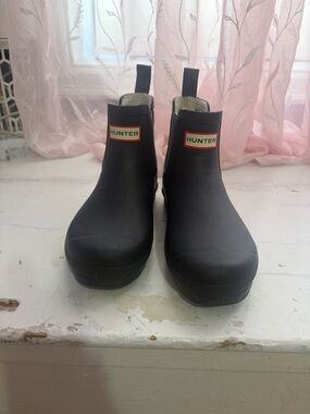 Hunter Fur Chelsea Rain Boots